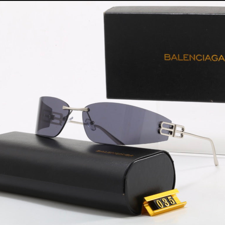 Balenciaga BB Rimless Silver