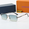 Louis Vuitton Silver Frame Blue Gradient