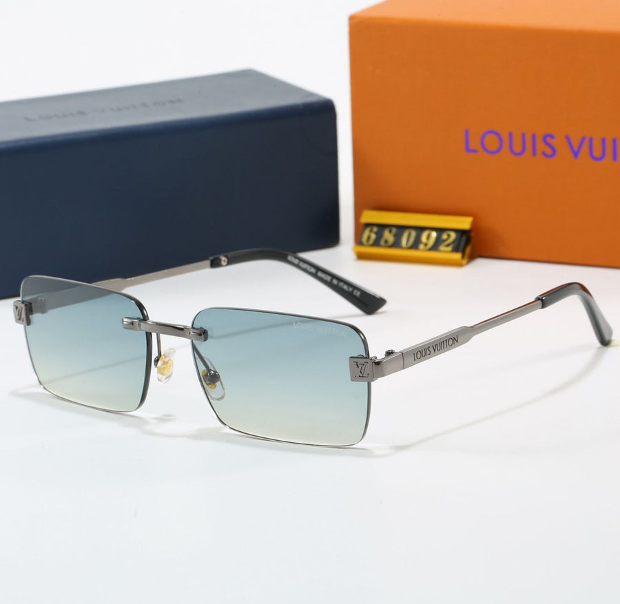 Louis Vuitton Silver Frame Blue Gradient