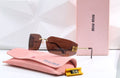 Miu Miu Mocha Shield